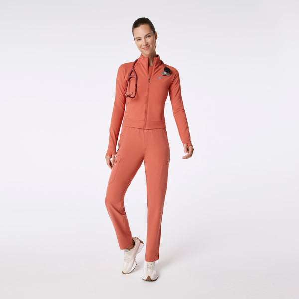 women's Spiced Cider On-Shift ContourKnit Cropped Jacket™