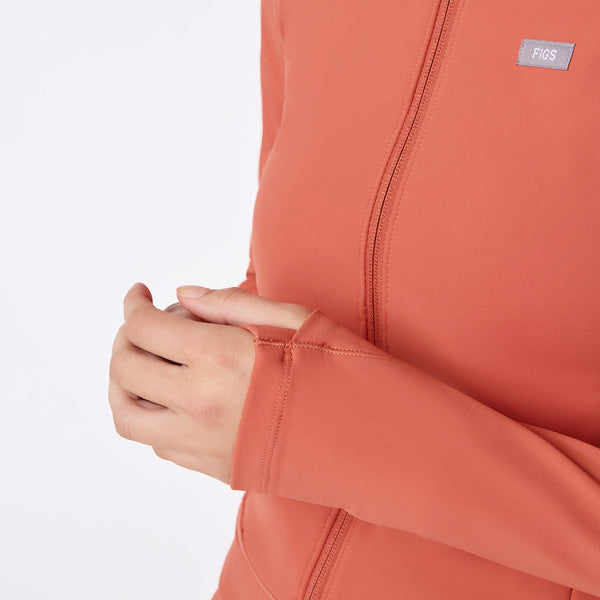women's Spiced Cider On-Shift ContourKnit Cropped Jacket™
