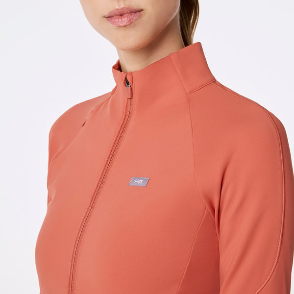 women's Spiced Cider On-Shift ContourKnit Cropped Jacket™