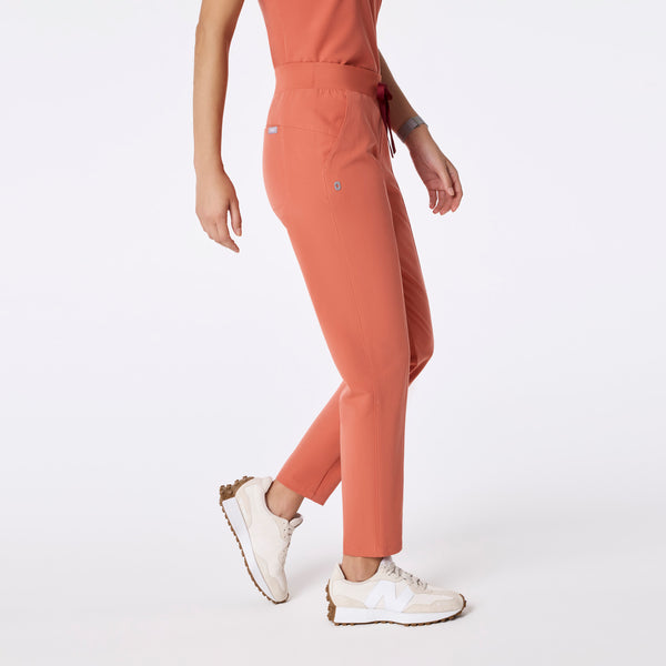 women's Spiced Cider Victoria Slim Tapered - Scrub Pant
