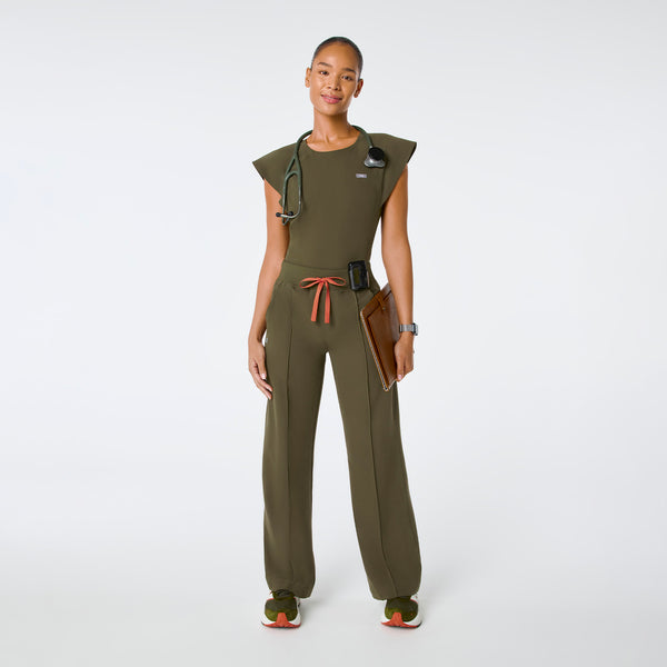 women's Spruce Alexandria Wide Leg Cargo - Tall Scrub Pant