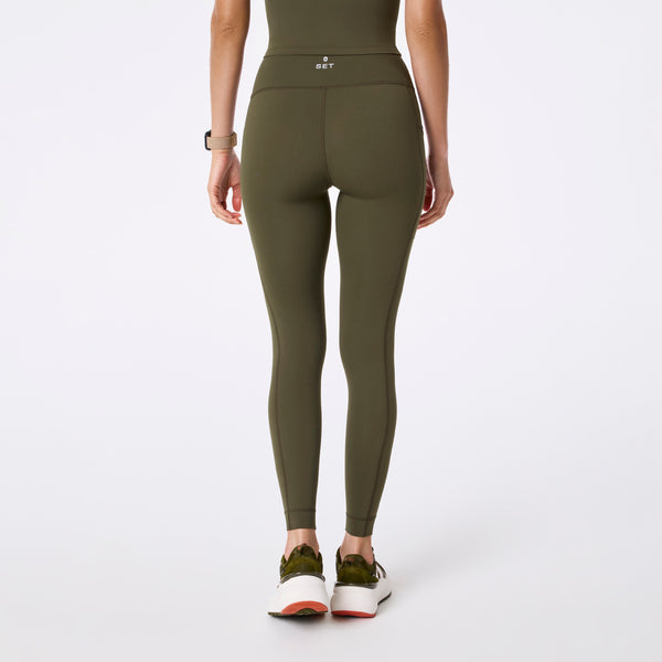 women's Spruce FIGS | SET ACTIVE Breathe High Rise Pocket Leggings®