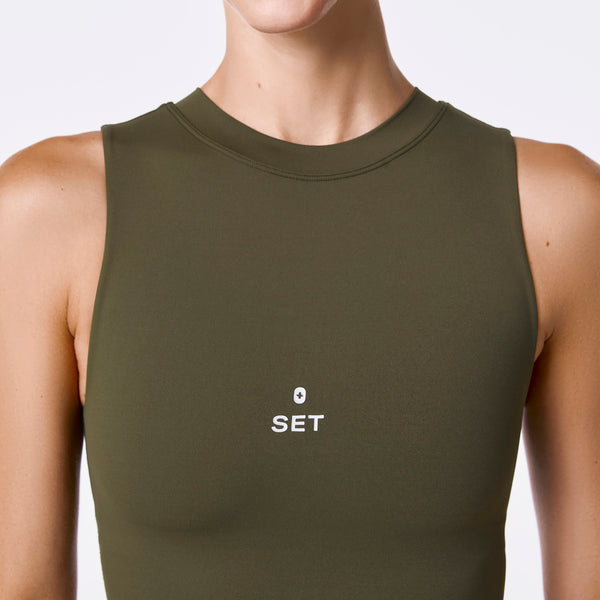 women's Spruce FIGS | SET ACTIVE Breathe Lean Bra®