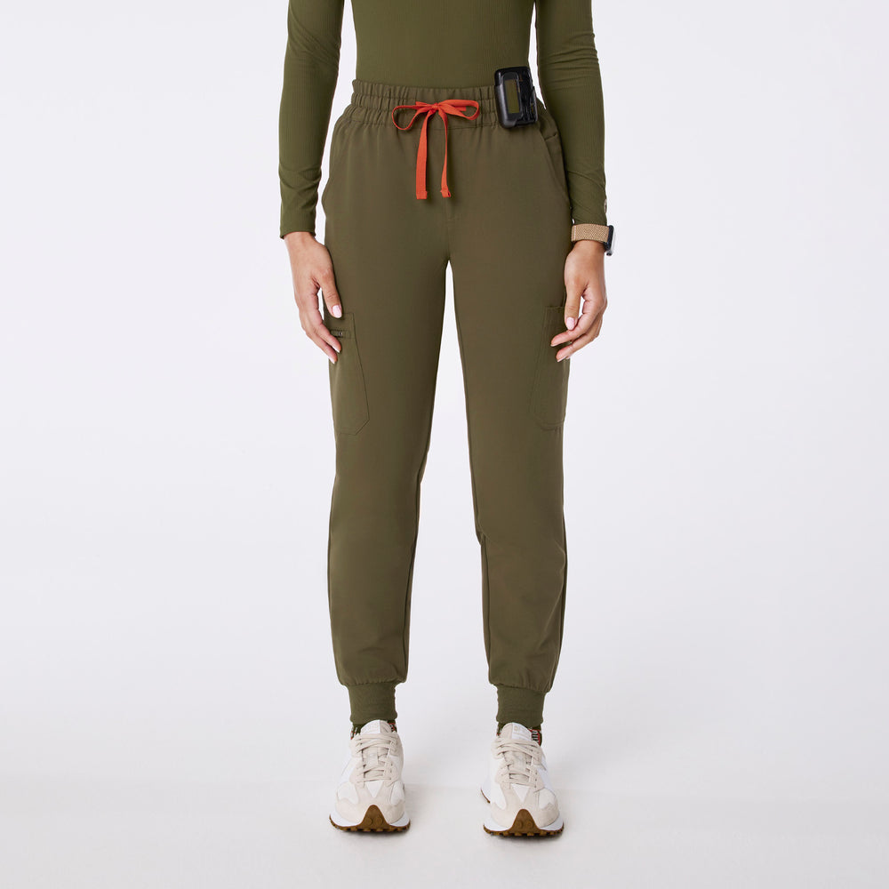 women's Spruce High Waisted Uman Relaxed - Jogger Scrub Pant