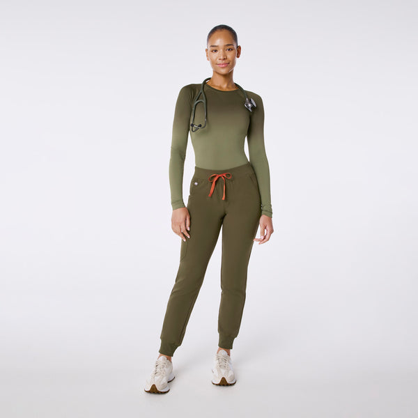 women's Ombre Spruce Salta Seamless - Longsleeve Underscrub