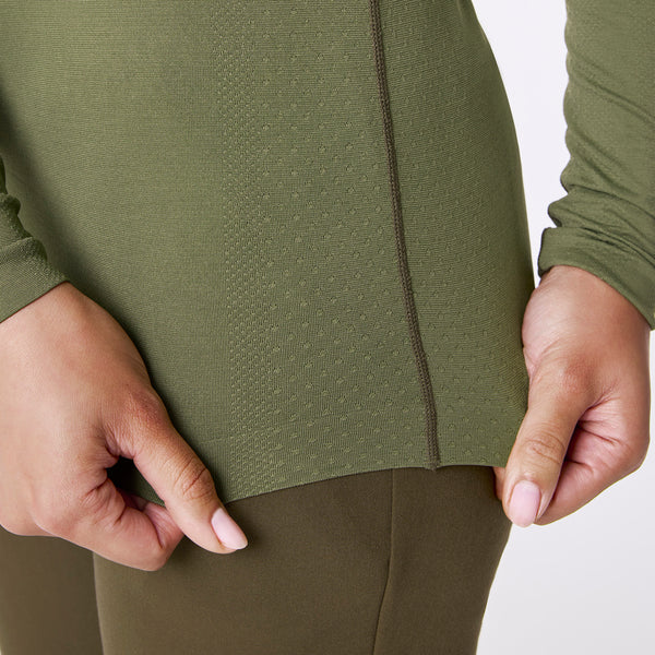 women's Ombre Spruce Salta Seamless - Longsleeve Underscrub