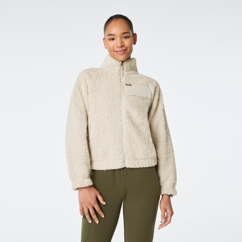 women's Bone On-Shift High Pile - Fleece Bomber Jacket™