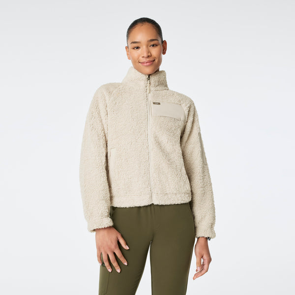 women's Bone On-Shift High Pile - Fleece Bomber Jacket™