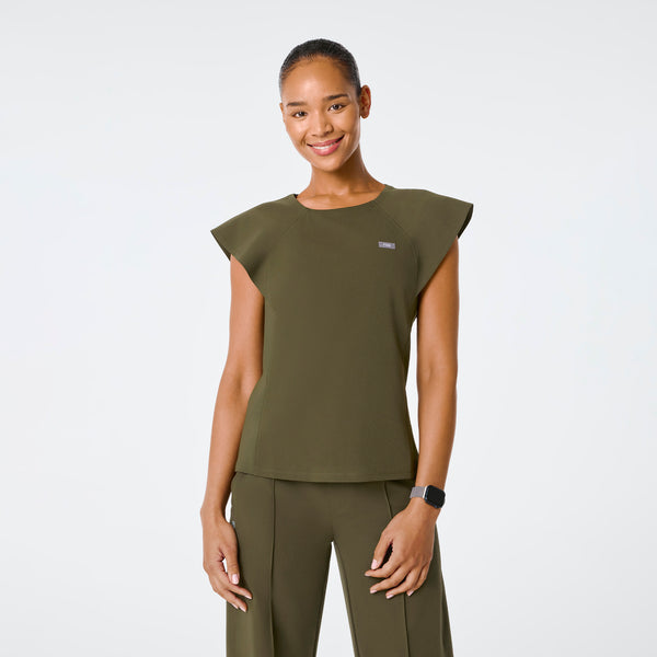 women's Spruce Orillia Slim Scoop Neck - Scrub Top