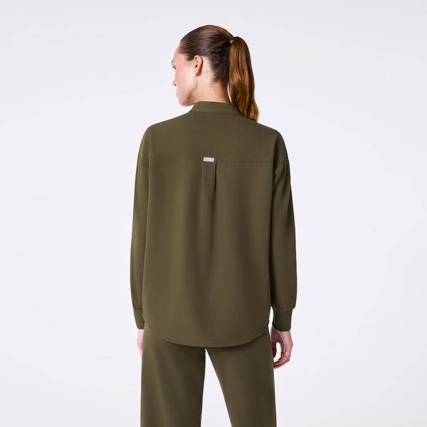 women's Spruce Rafaela Relaxed Longsleeve - Scrub Top