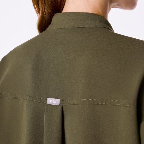 women's Spruce Rafaela Relaxed Longsleeve - Scrub Top