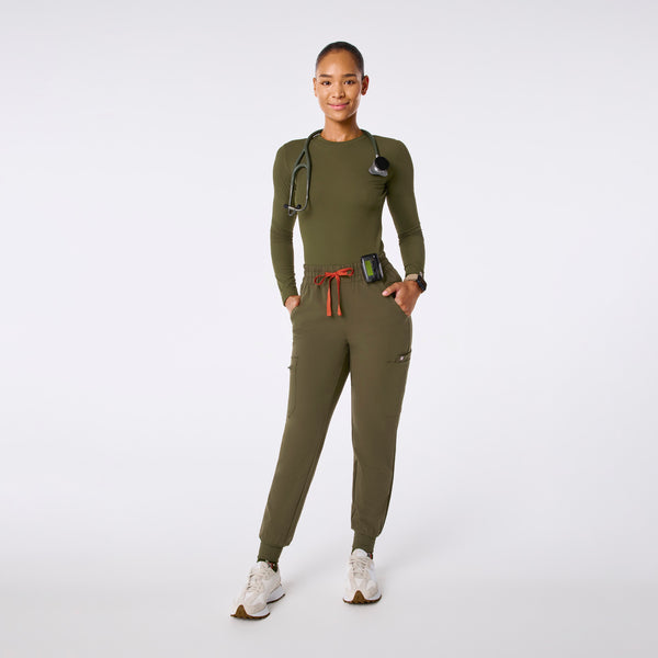 women's Spruce Ribbed - Longsleeve Underscrub