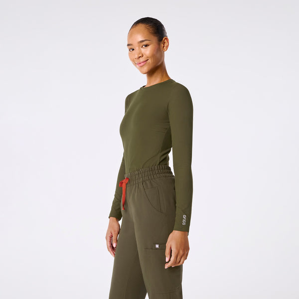 women's Spruce Ribbed - Longsleeve Underscrub
