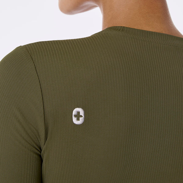women's Spruce Ribbed - Longsleeve Underscrub