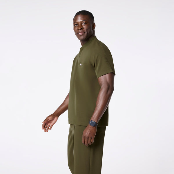 men's Spruce Stratton Henley - Shortsleeve Scrub Top