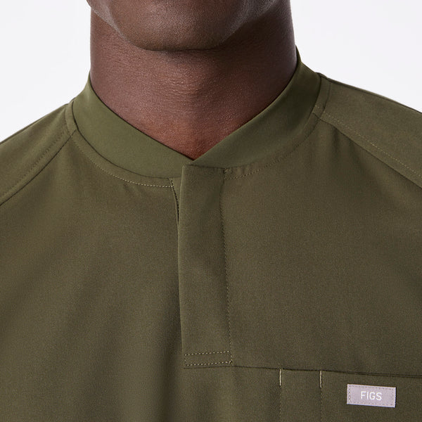 men's Spruce Stratton Henley - Shortsleeve Scrub Top