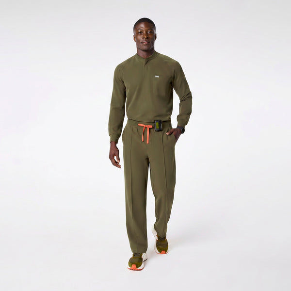 men's Spruce Stratton Henley - Long-Sleeve Scrub Top