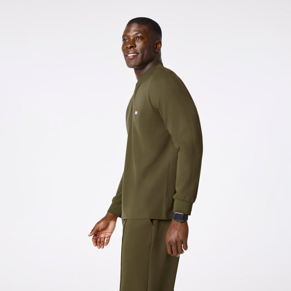 men's Spruce Stratton Henley - Longsleeve Scrub Top