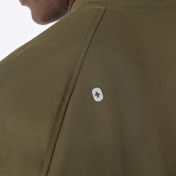 men's Spruce Stratton Henley - Longsleeve Scrub Top