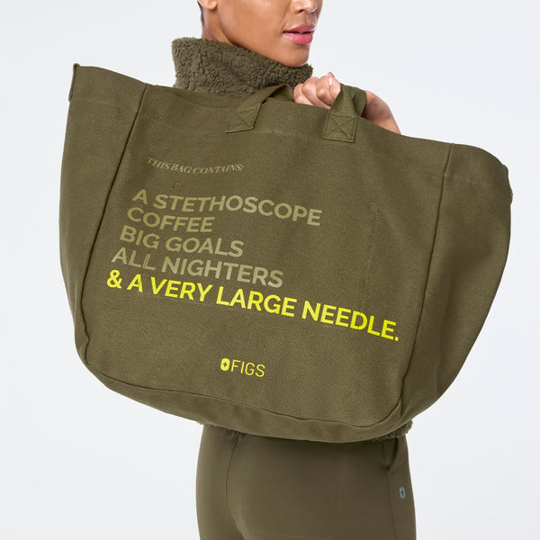 Spruce A Very Large Needle Tote