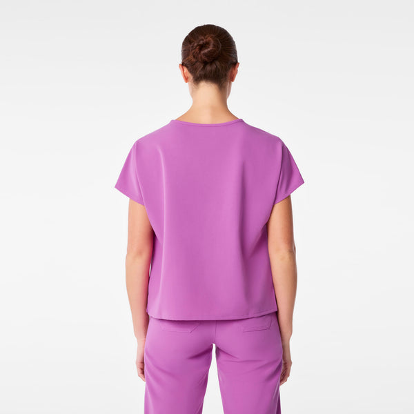 women's Ultraberry Arua Boxy Scoop Neck - Scrub Top