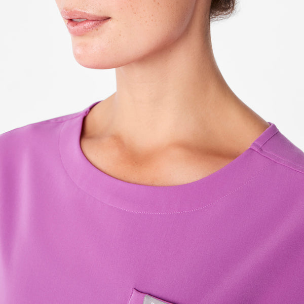 women's Ultraberry Arua Boxy Scoop Neck - Scrub Top