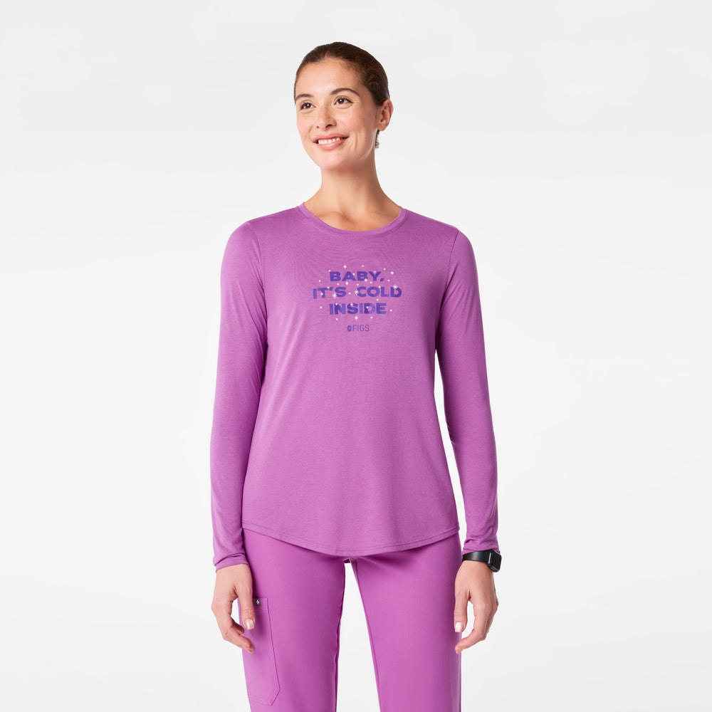 women's Baby It's Cold Inside Supersoft - Longsleeve Underscrub