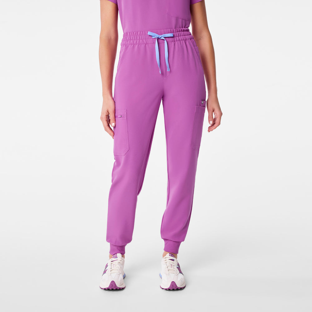 women's Ultraberry High Waisted Uman Relaxed - Petite Jogger Scrub Pant