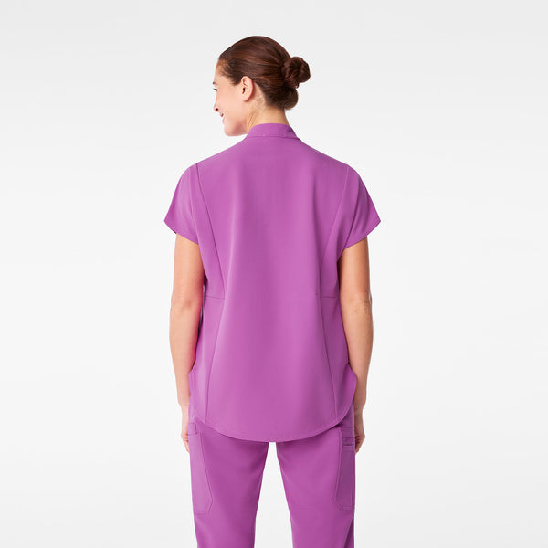 women's Ultraberry Montex - Mock Neck Scrub Top