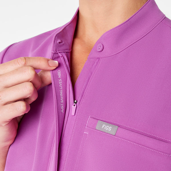 women's Ultraberry Montex - Mock Neck Scrub Top