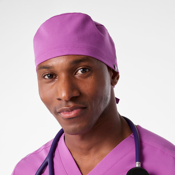 Ultraberry Modern - Classic Scrub Cap Buttonholes