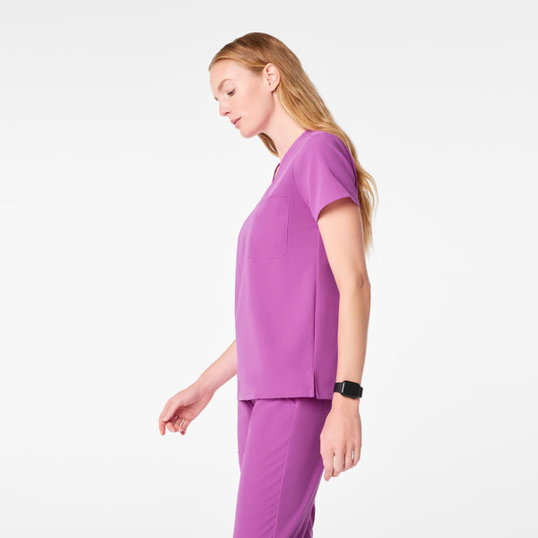 women's Ultraberry Catarina Petite - One-Pocket Scrub Top™