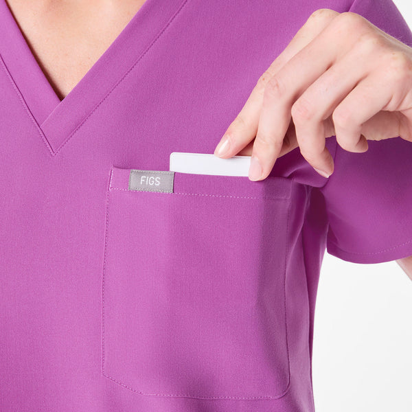 women's Ultraberry Catarina Petite - One-Pocket Scrub Top™