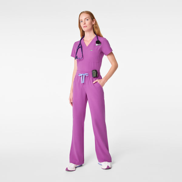 women's Ultraberry High Waisted Isabel Wide Leg - Scrub Pant