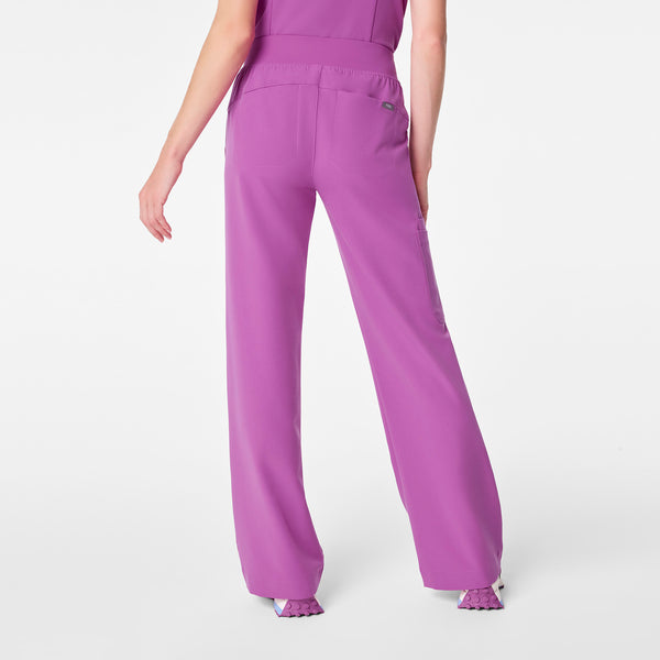 women's Ultraberry High Waisted Isabel Wide Leg - Tall Scrub Pant
