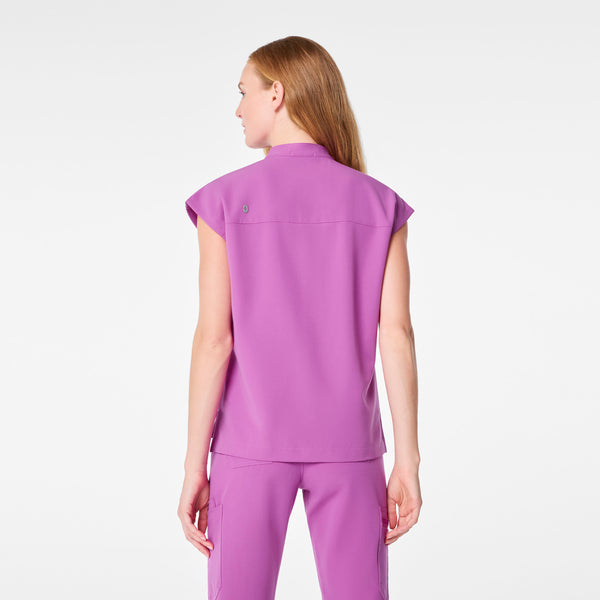 women's Ultraberry Payson Relaxed Henley - Scrub Top