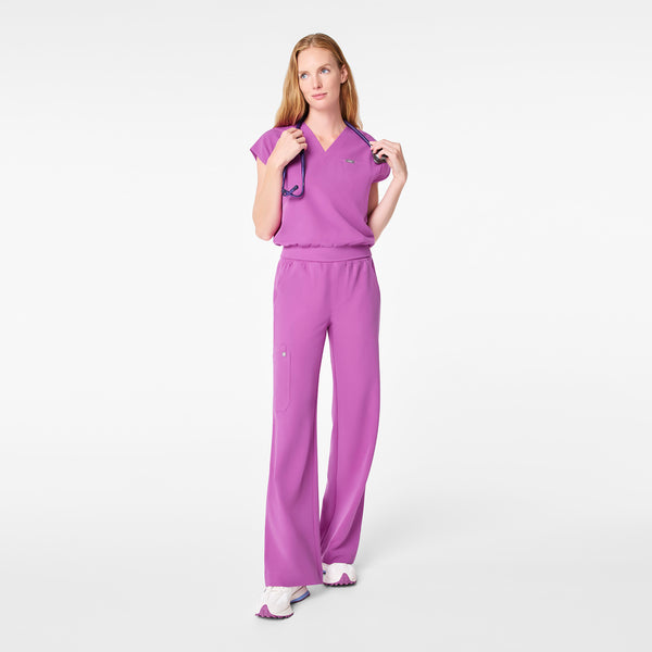 women's Ultraberry Raleigh V-Neck - Scrub Top