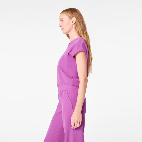 women's Ultraberry Raleigh V-Neck - Scrub Top