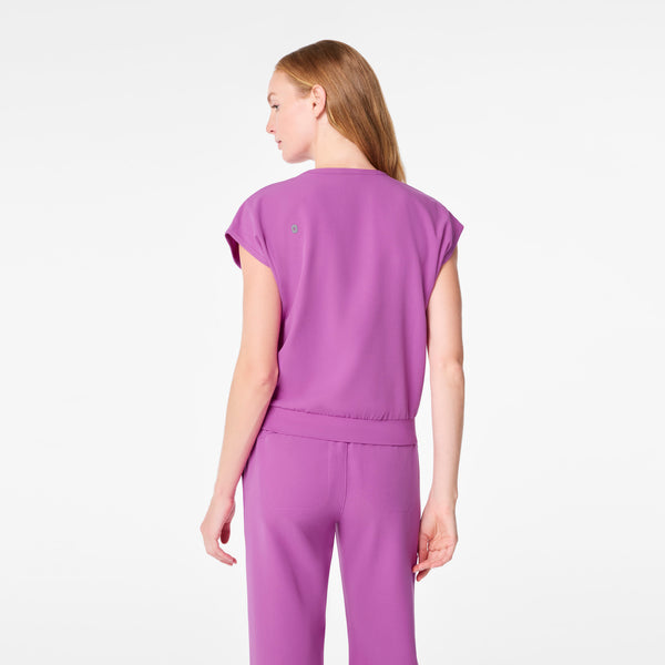 women's Ultraberry Raleigh V-Neck - Scrub Top