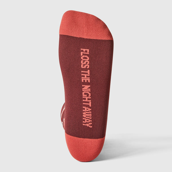 men's Walnut Floss The Night Away - Compression Socks
