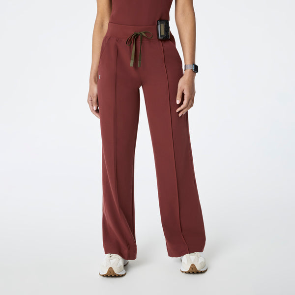 women's Walnut Alexandria Wide Leg Cargo - Scrub Pant