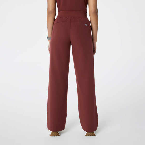 women's Walnut Alexandria Wide Leg Cargo - Scrub Pant