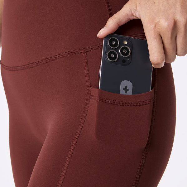 women's Walnut FIGS | SET ACTIVE Breathe High Rise Pocket Leggings®