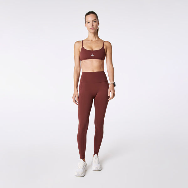 women's Walnut FIGS | SET ACTIVE Breathe High Rise Pocket Leggings®