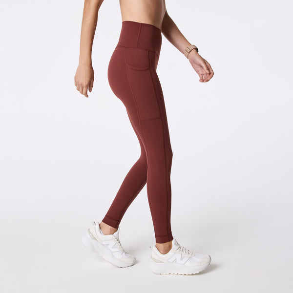 women's Walnut FIGS | SET ACTIVE Breathe High Rise Pocket Leggings®