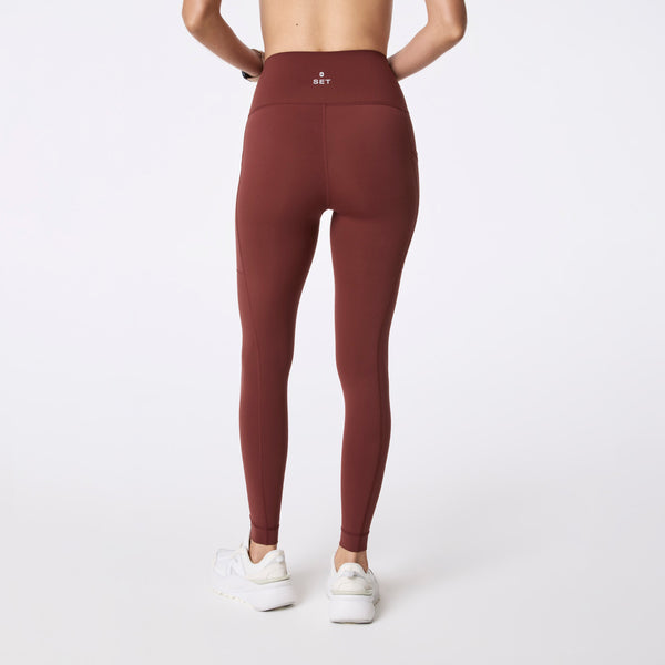 women's Walnut FIGS | SET ACTIVE Breathe High Rise Pocket Leggings®