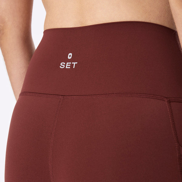 women's Walnut FIGS | SET ACTIVE Breathe High Rise Pocket Leggings®