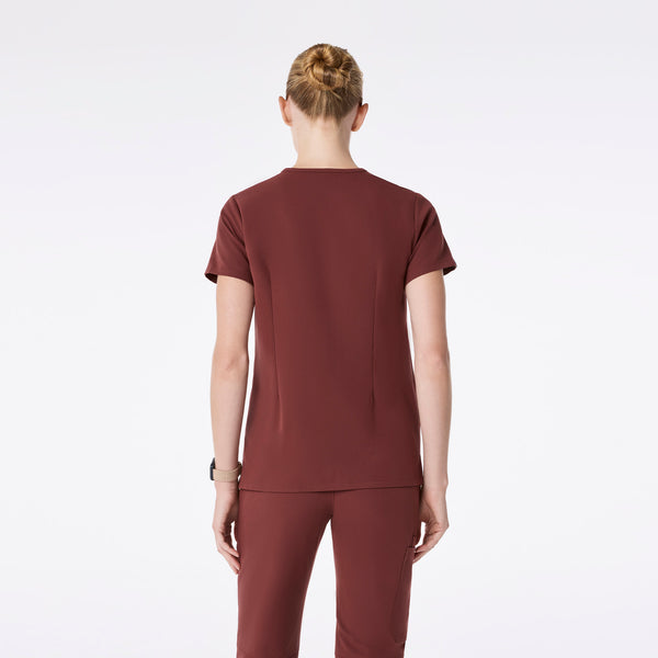 women's Walnut Casma - Three-Pocket Scrub Top™