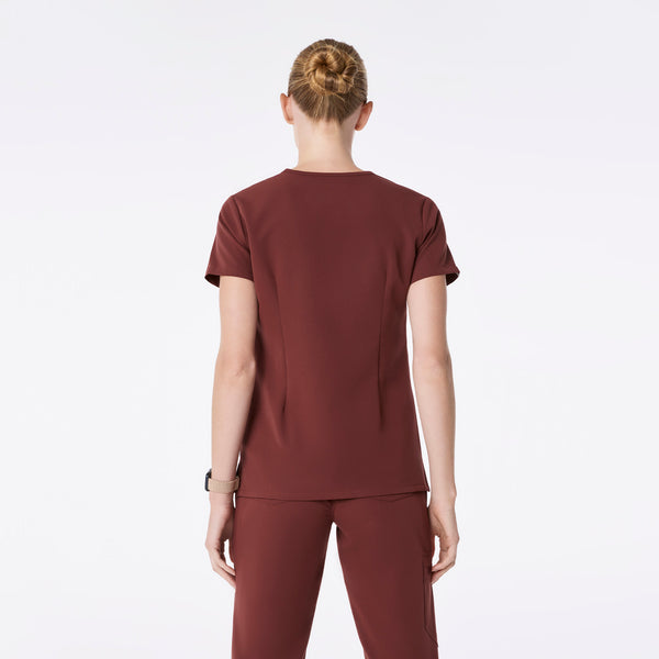 women's Walnut Catarina - One-Pocket Scrub Top™