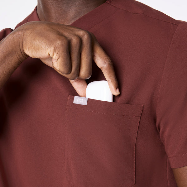 men's Walnut Chisec - Three-Pocket Scrub Top™